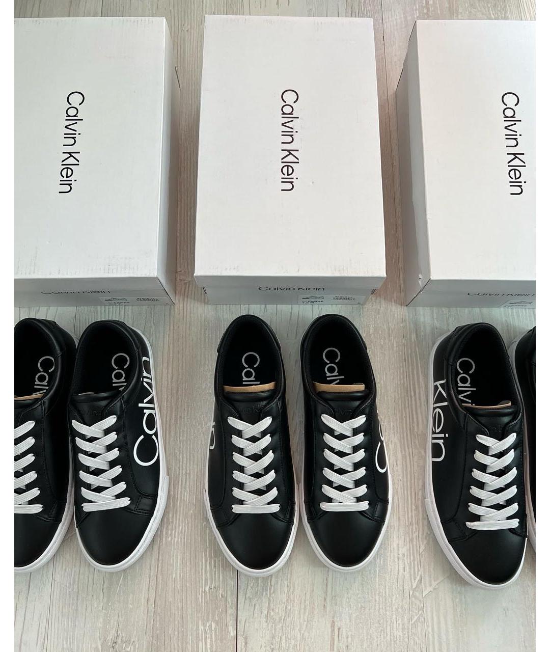CALVIN KLEIN Черные кеды, фото 6