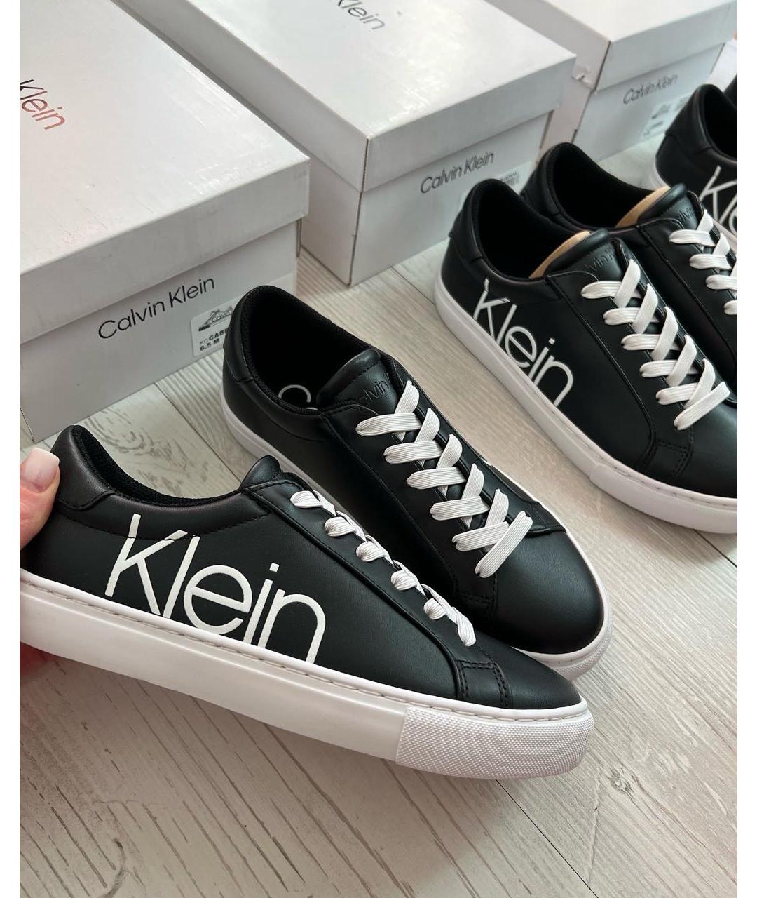 CALVIN KLEIN Черные кеды, фото 5