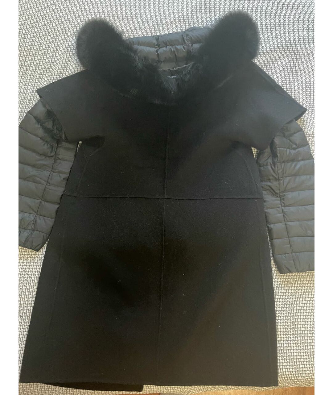 MOORER Черное кашемировое пальто, фото 2