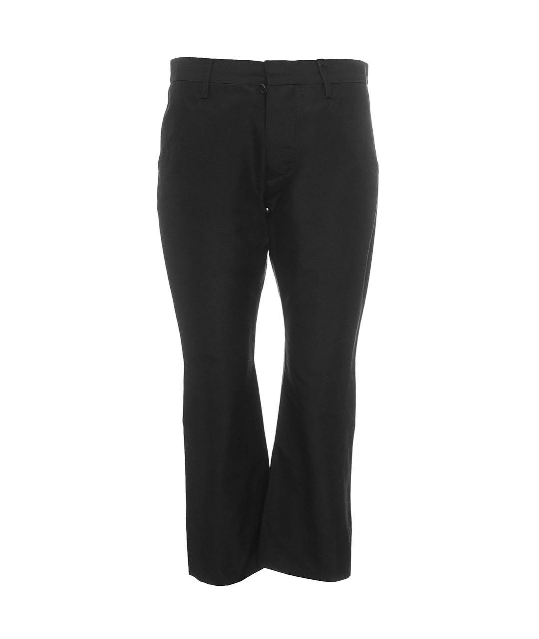 DSQUARED2 Черные шелковые прямые брюки, фото 1