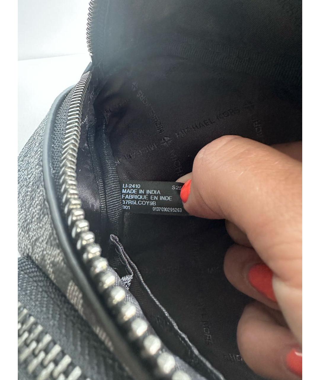 MICHAEL KORS Серая поясная сумка, фото 7