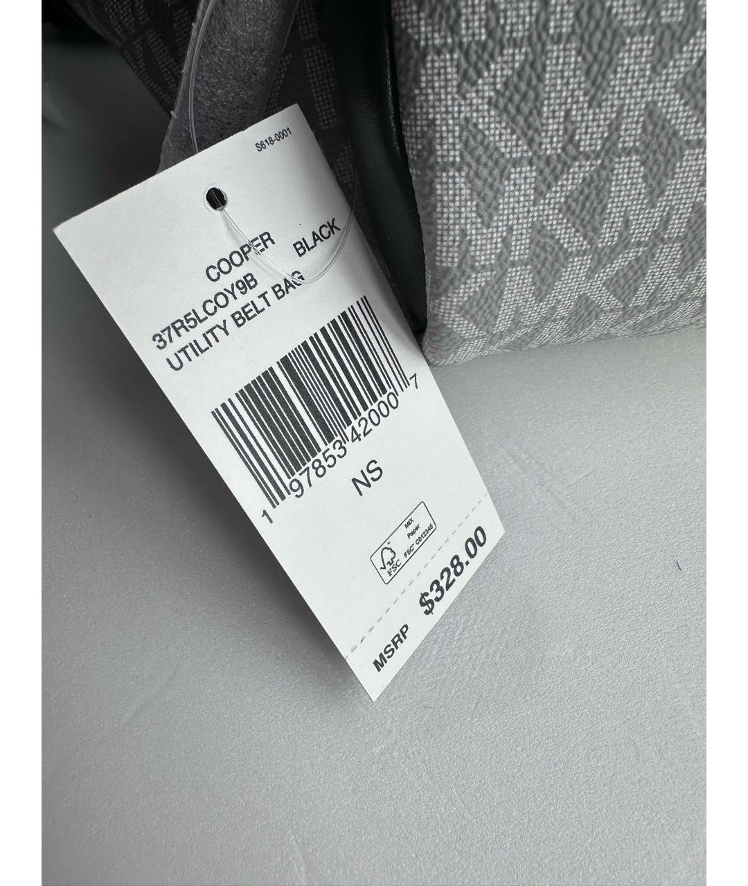 MICHAEL KORS Серая поясная сумка, фото 5