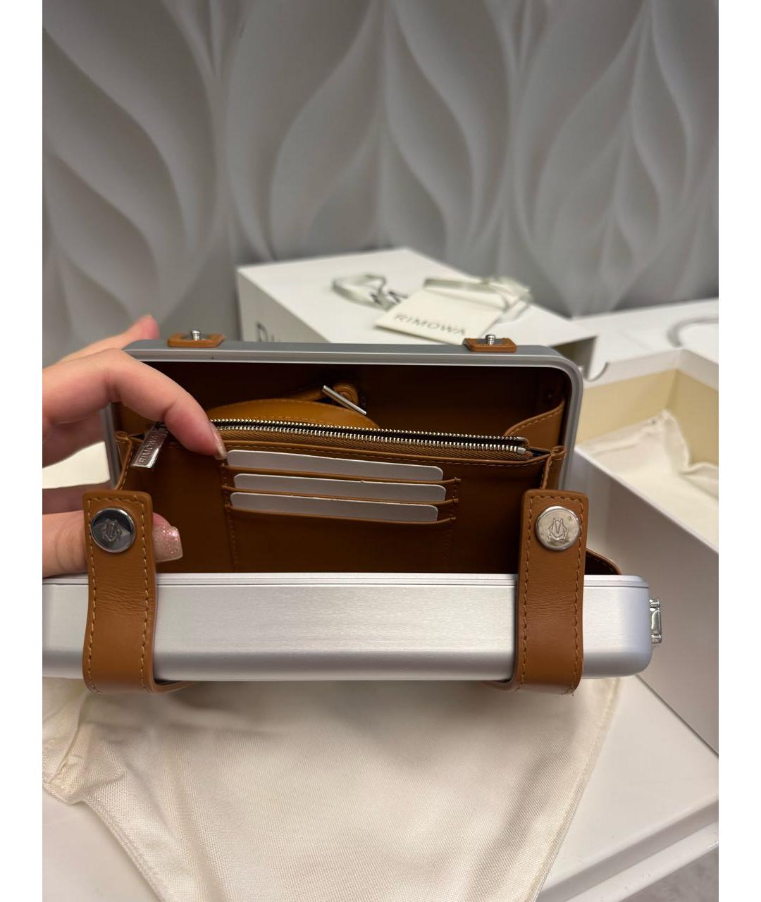 Rimowa Серебряная сумка на плечо, фото 4