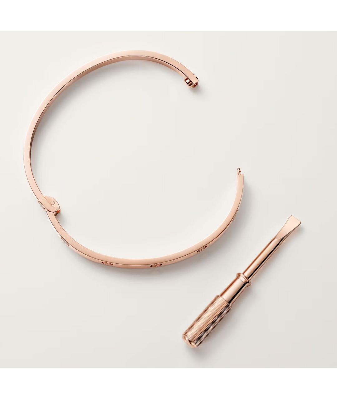 CARTIER Золотой браслет из розового золота, фото 2
