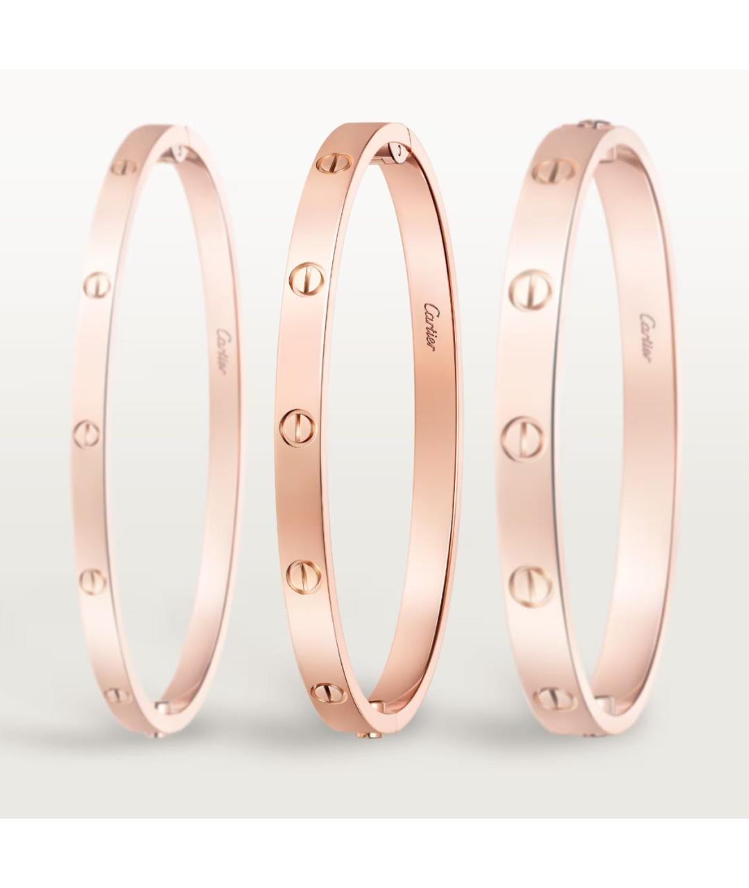 CARTIER Золотой браслет из розового золота, фото 3