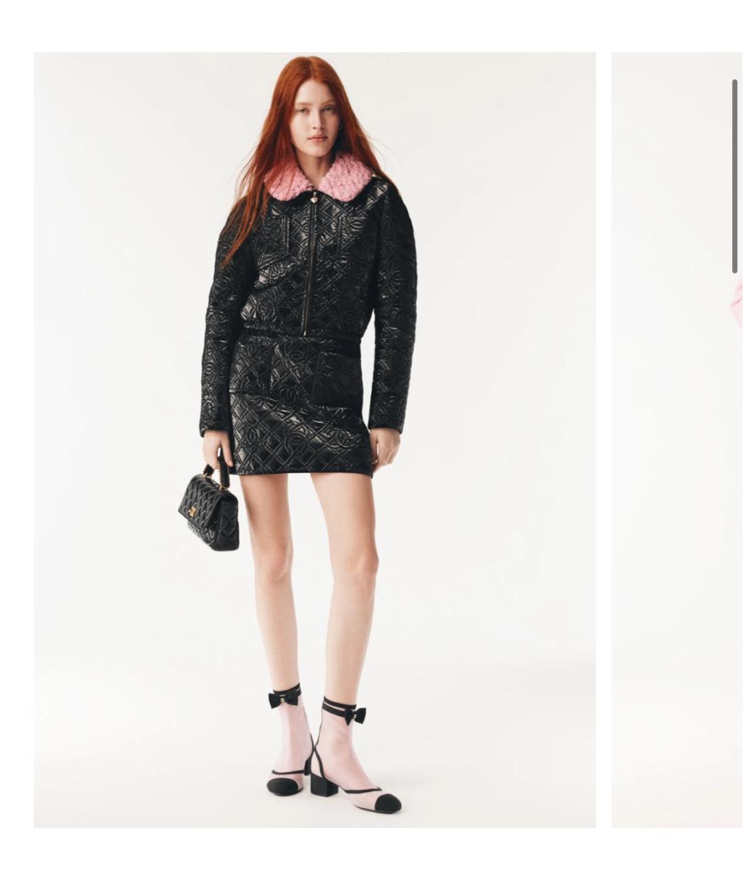 CHANEL Розовые текстильные ботильоны, фото 5