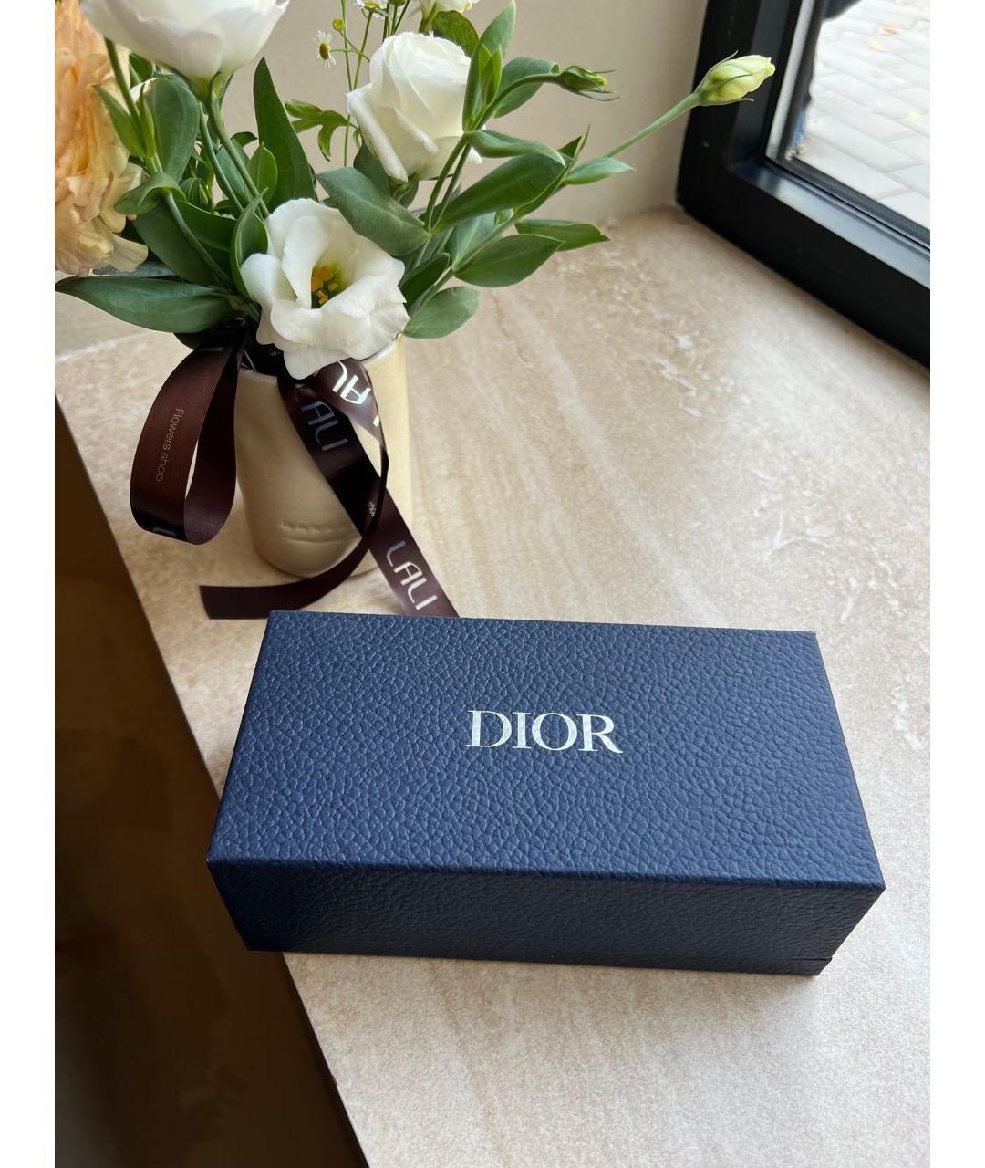 CHRISTIAN DIOR Золотые металлические солнцезащитные очки, фото 5