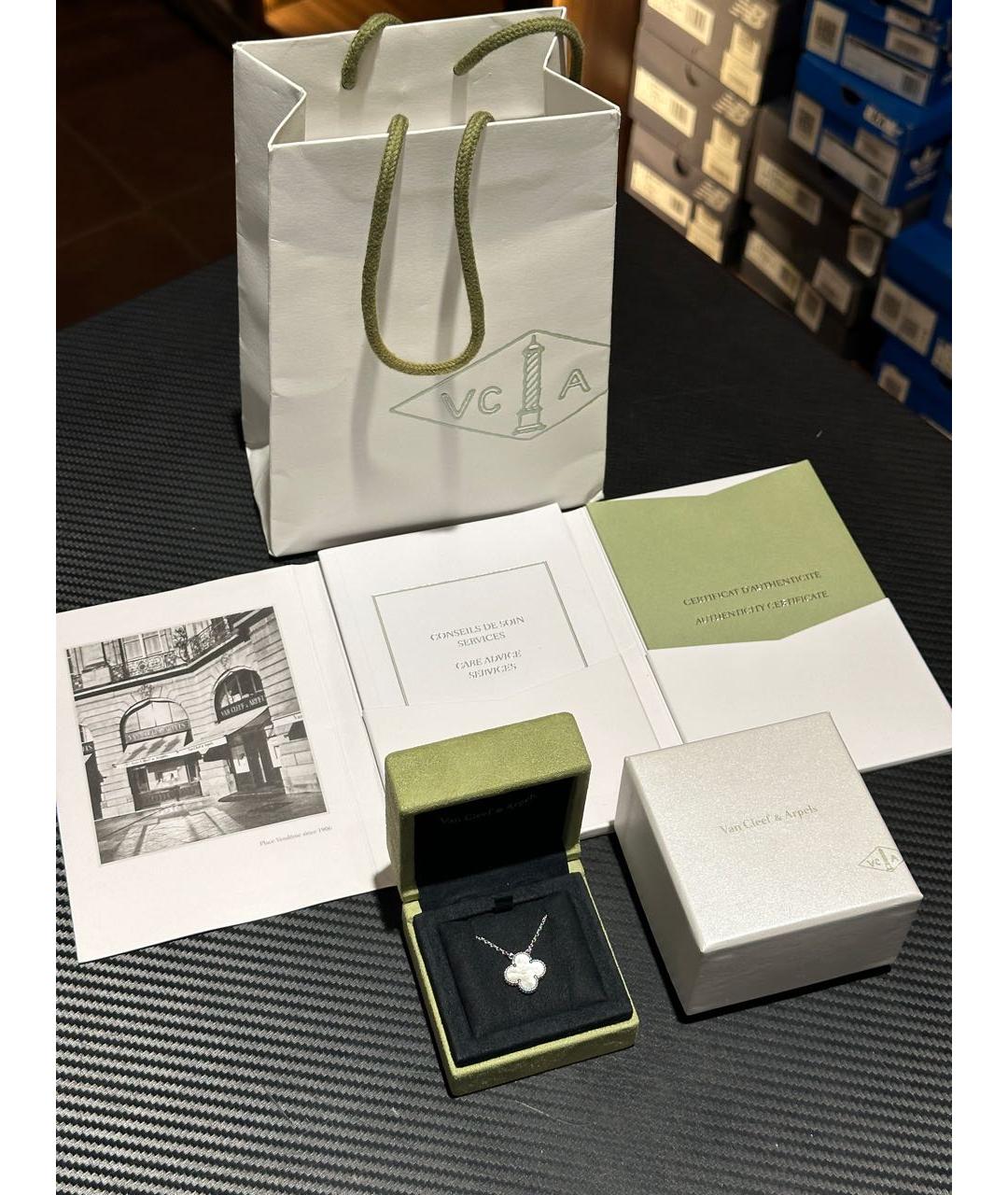 VAN CLEEF & ARPELS Серебряная подвеска из белого золота, фото 2