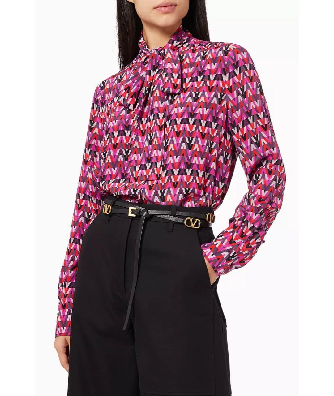 VALENTINO Фиолетовая блузы, фото 2