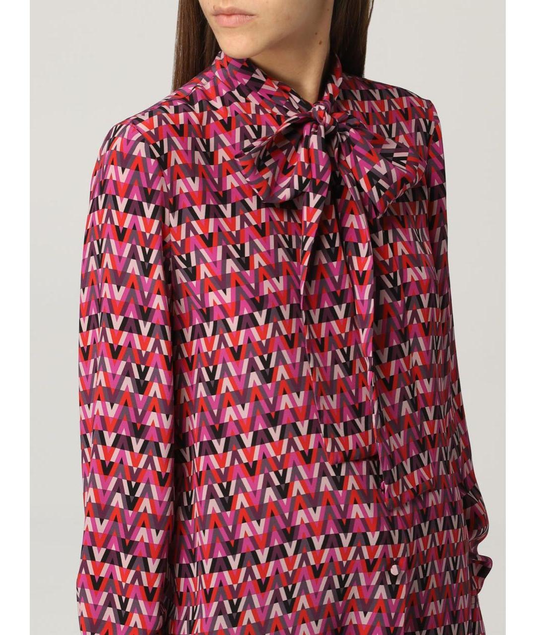 VALENTINO Фиолетовая блузы, фото 4