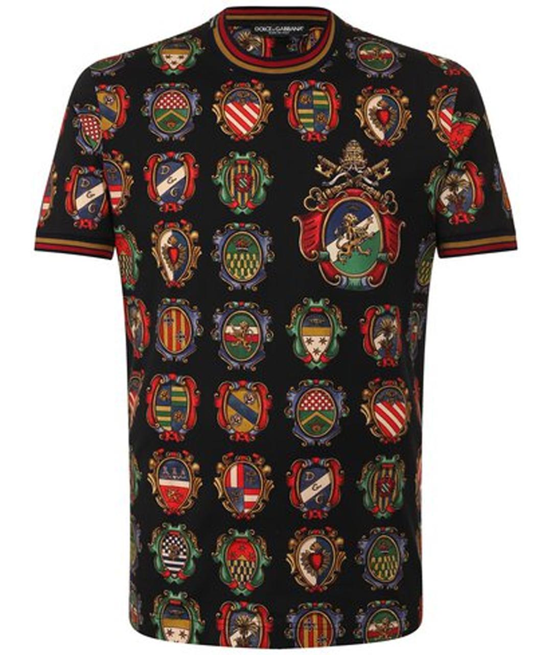 DOLCE&GABBANA Черная футболка, фото 1