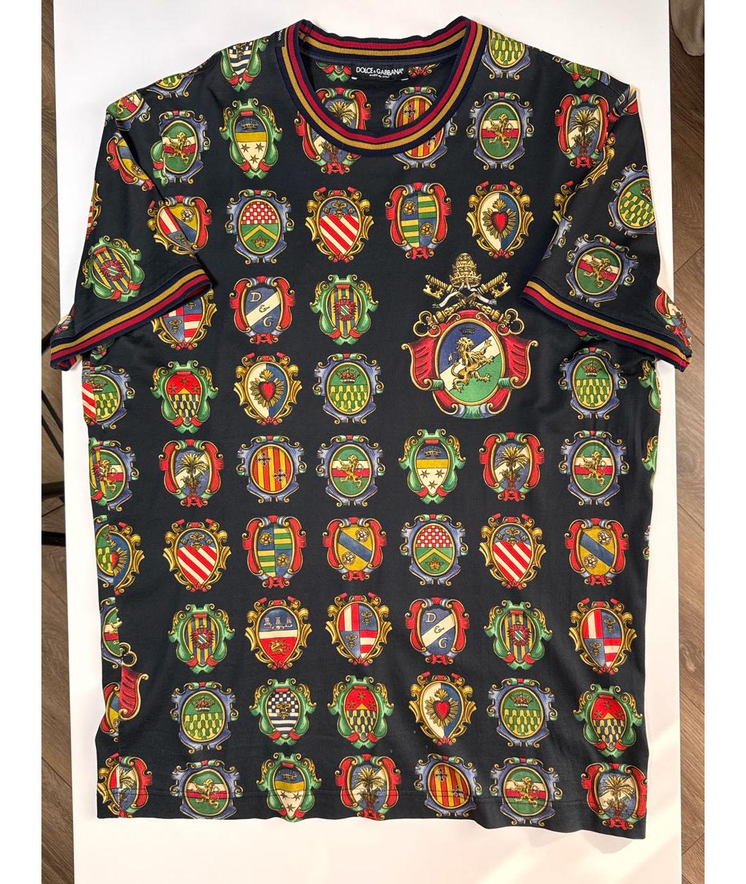 DOLCE&GABBANA Черная футболка, фото 4