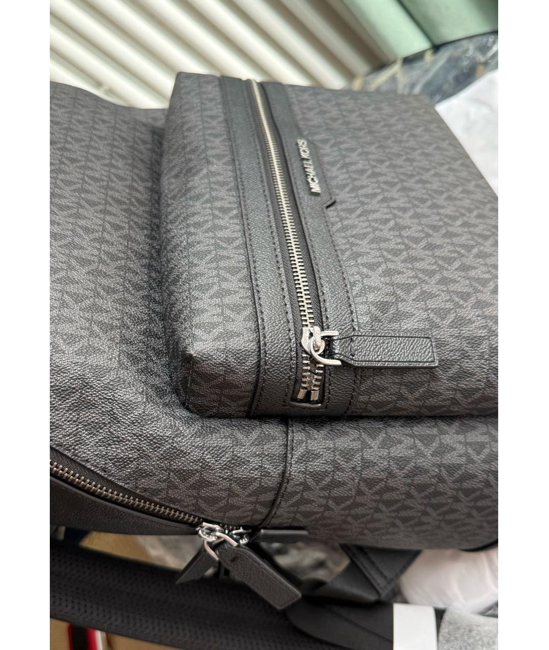 MICHAEL KORS Черный рюкзак, фото 6