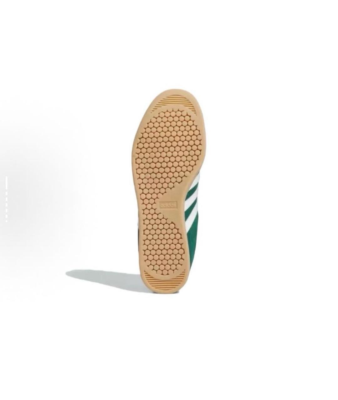 ADIDAS Зеленые замшевые низкие кроссовки / кеды, фото 6