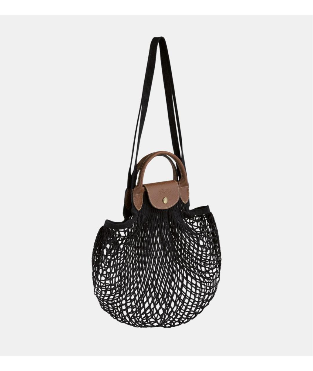 LONGCHAMP Черная пляжная сумка, фото 2