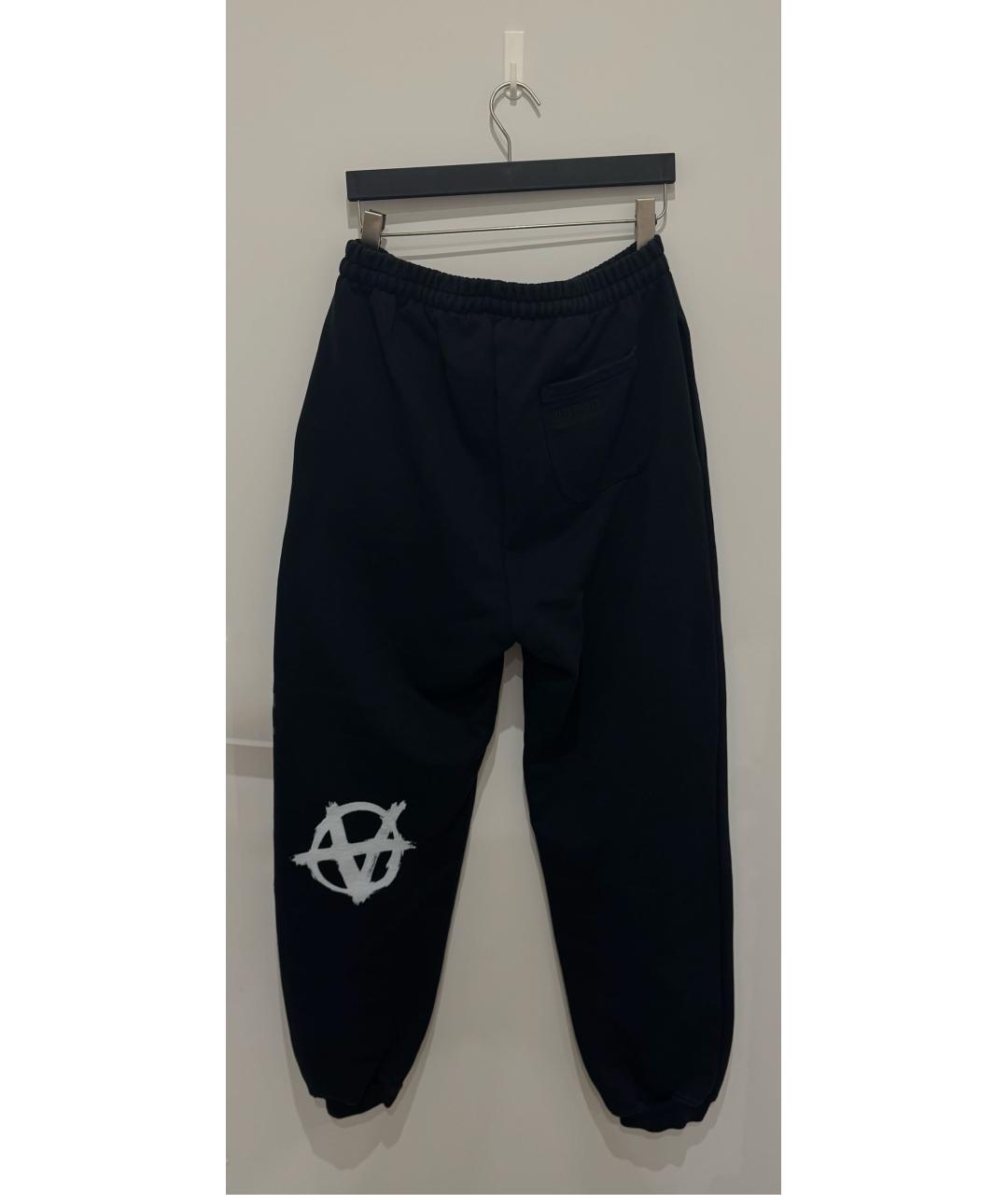 VETEMENTS Черный хлопковый спортивный костюм, фото 4
