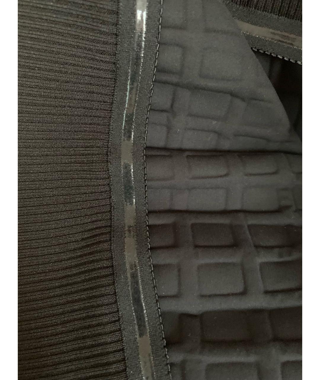 CHANEL Черное вискозное коктейльное платье, фото 6