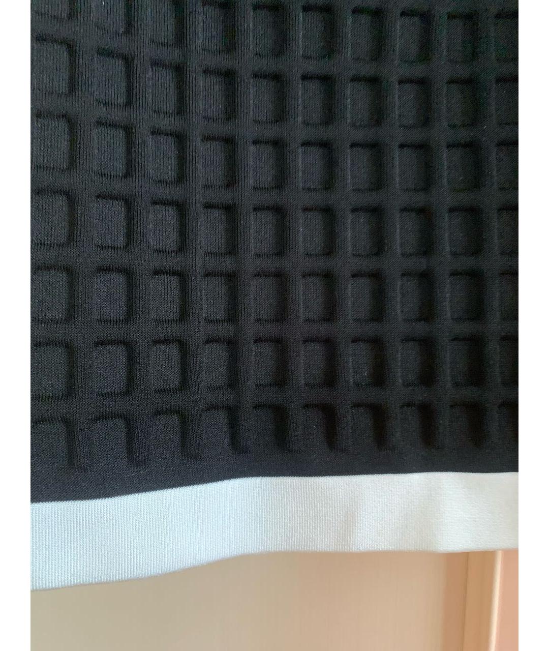 CHANEL Черное вискозное коктейльное платье, фото 5