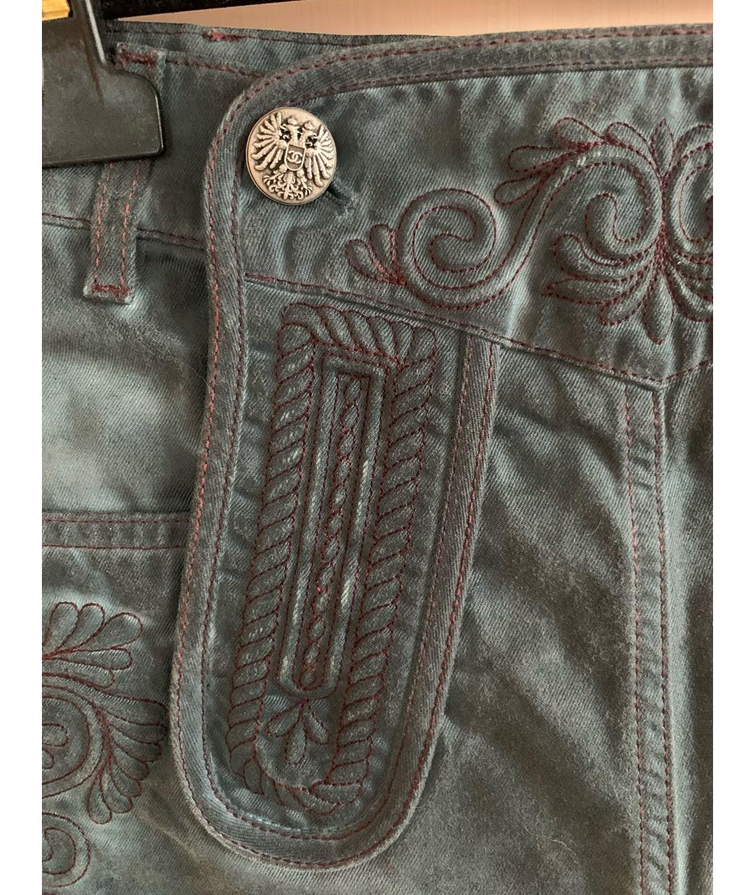 CHANEL Зеленые хлопковые шорты, фото 4