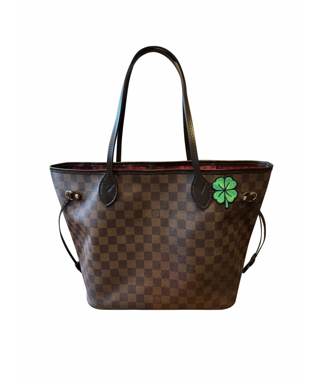 LOUIS VUITTON Коричневая сумка тоут, фото 1