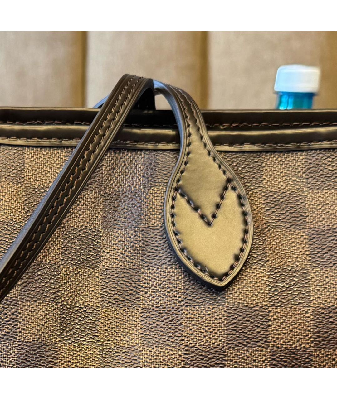 LOUIS VUITTON Коричневая сумка тоут, фото 8