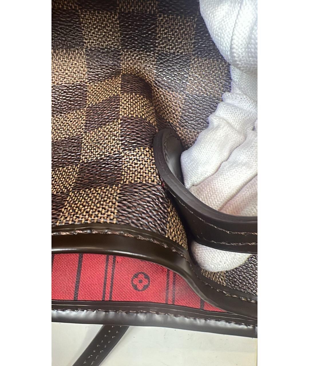 LOUIS VUITTON Коричневая сумка тоут, фото 4