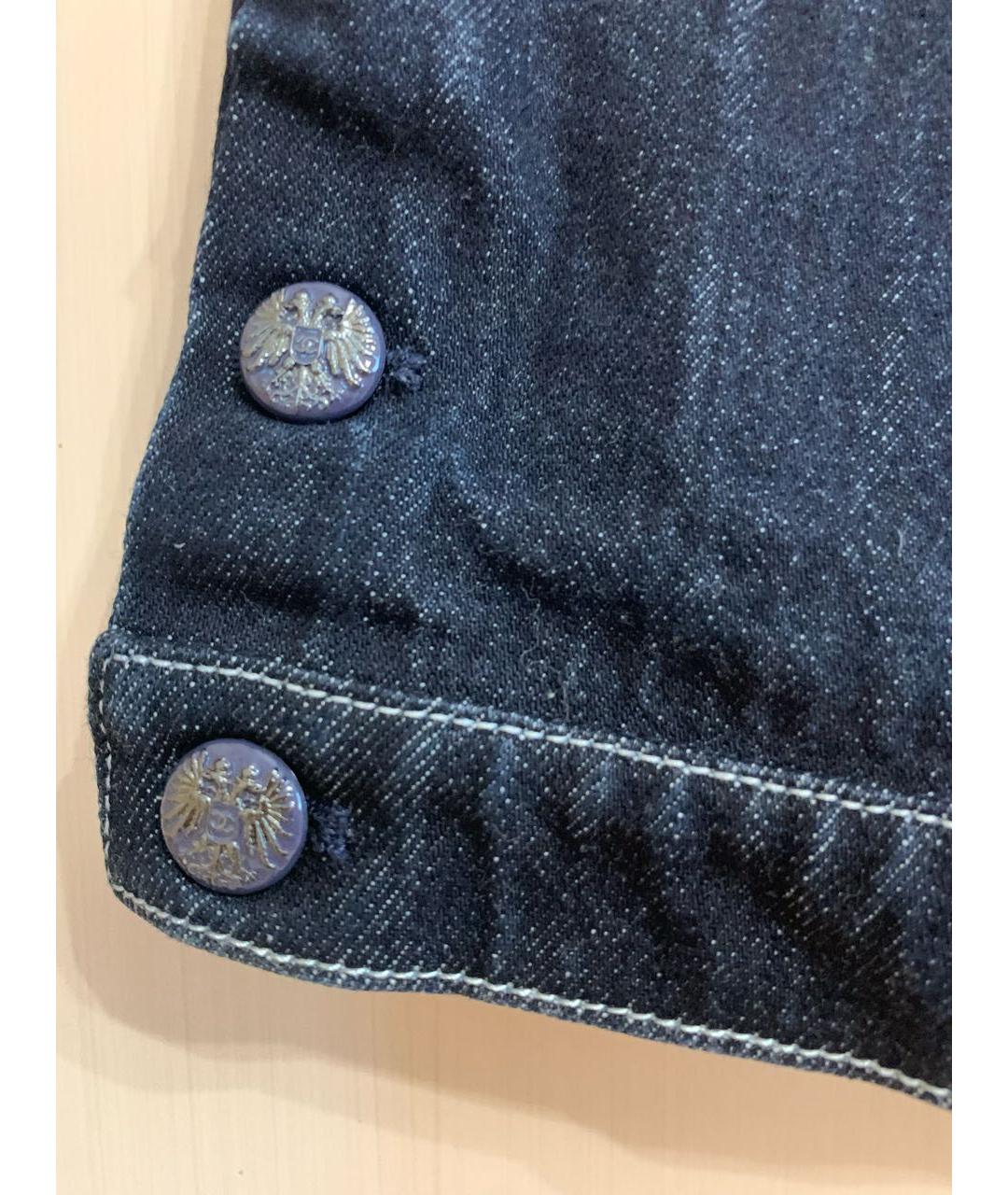 CHANEL Темно-синие хлопковые бриджи, фото 6