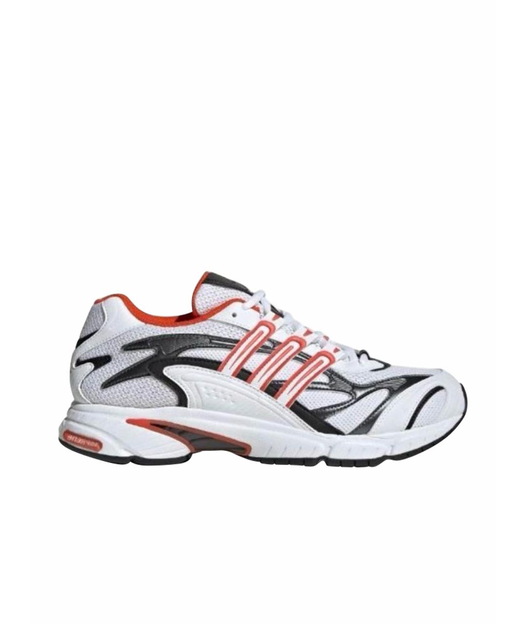 ADIDAS Белые текстильные низкие кроссовки / кеды, фото 1
