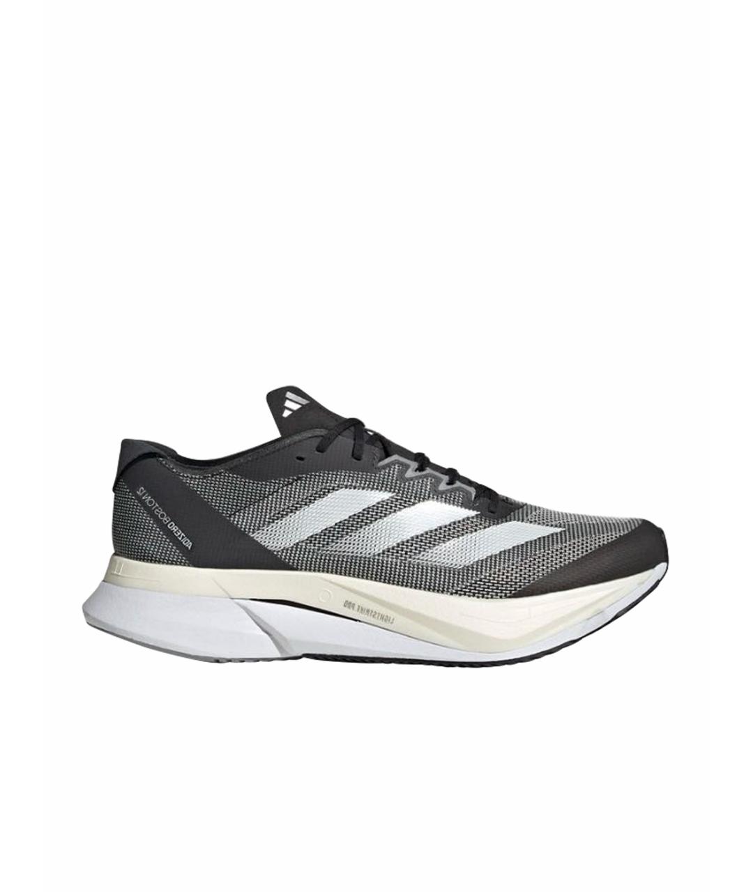 ADIDAS Антрацитовые текстильные низкие кроссовки / кеды, фото 1