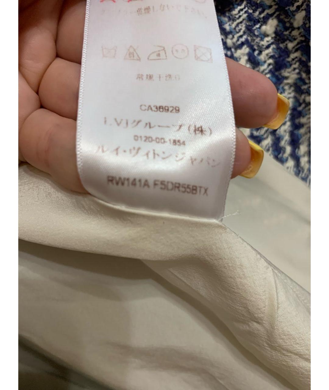 LOUIS VUITTON Синее хлопковое пальто, фото 7