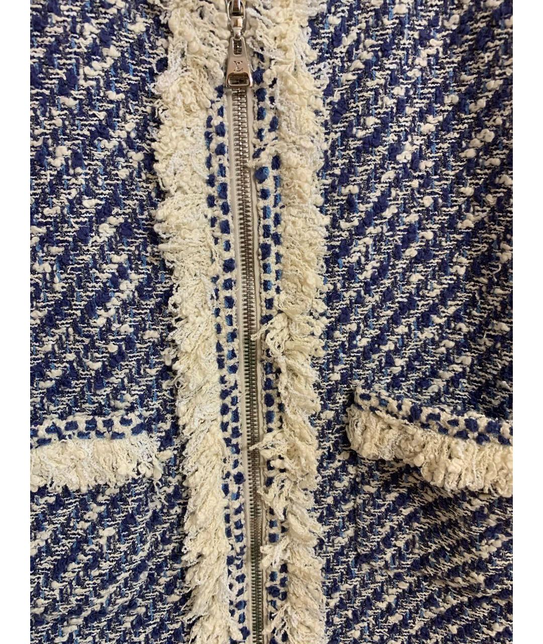 LOUIS VUITTON Синее хлопковое пальто, фото 4