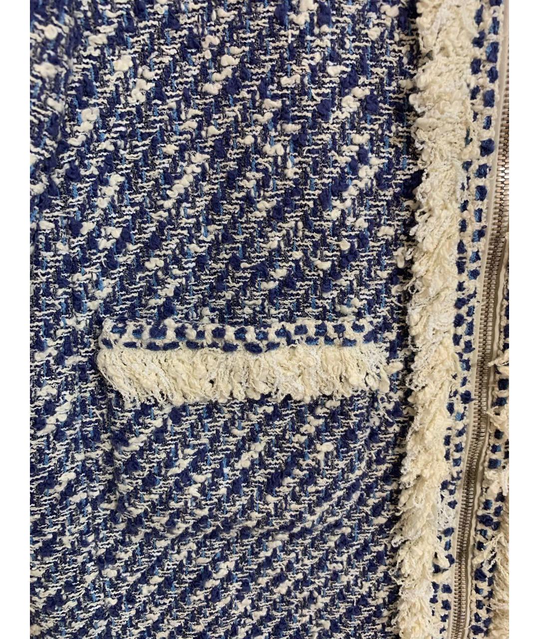 LOUIS VUITTON Синее хлопковое пальто, фото 5