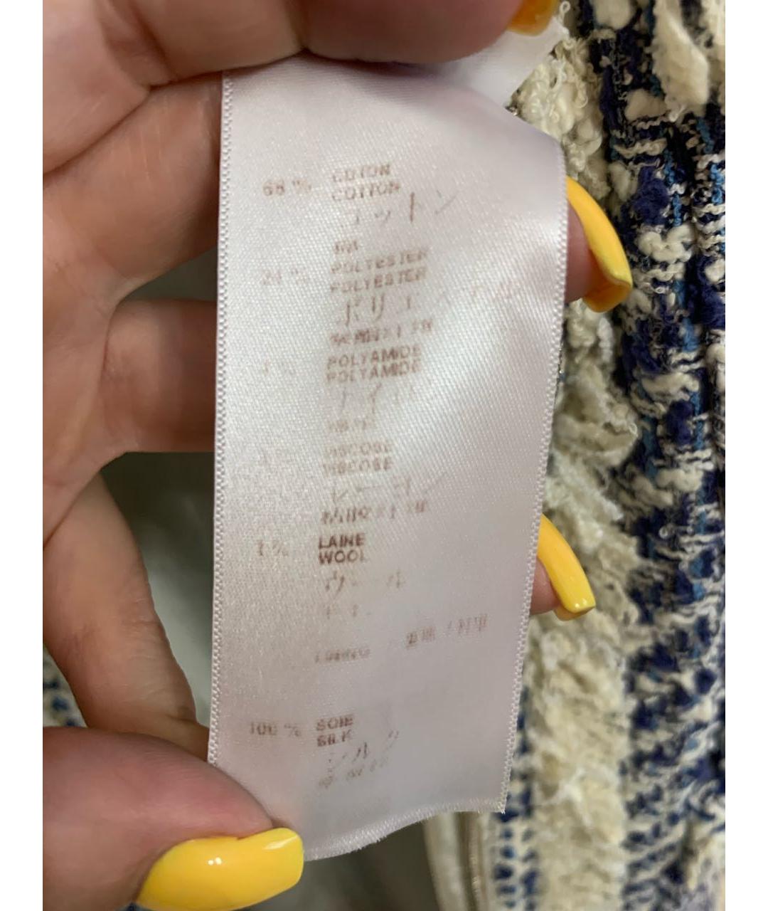 LOUIS VUITTON Синее хлопковое пальто, фото 6