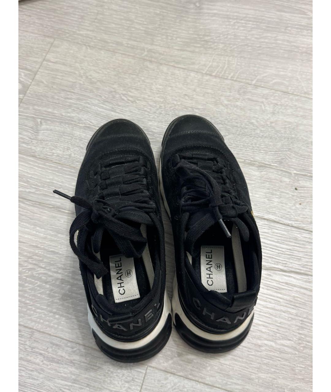 CHANEL Черные кроссовки, фото 3
