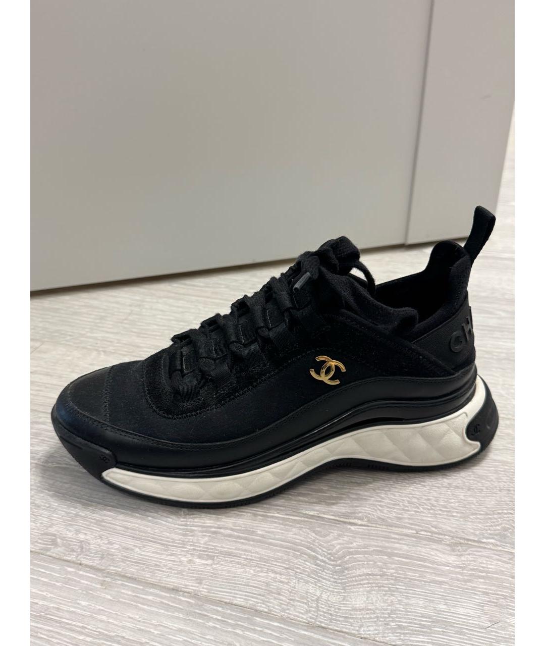 CHANEL Черные кроссовки, фото 9