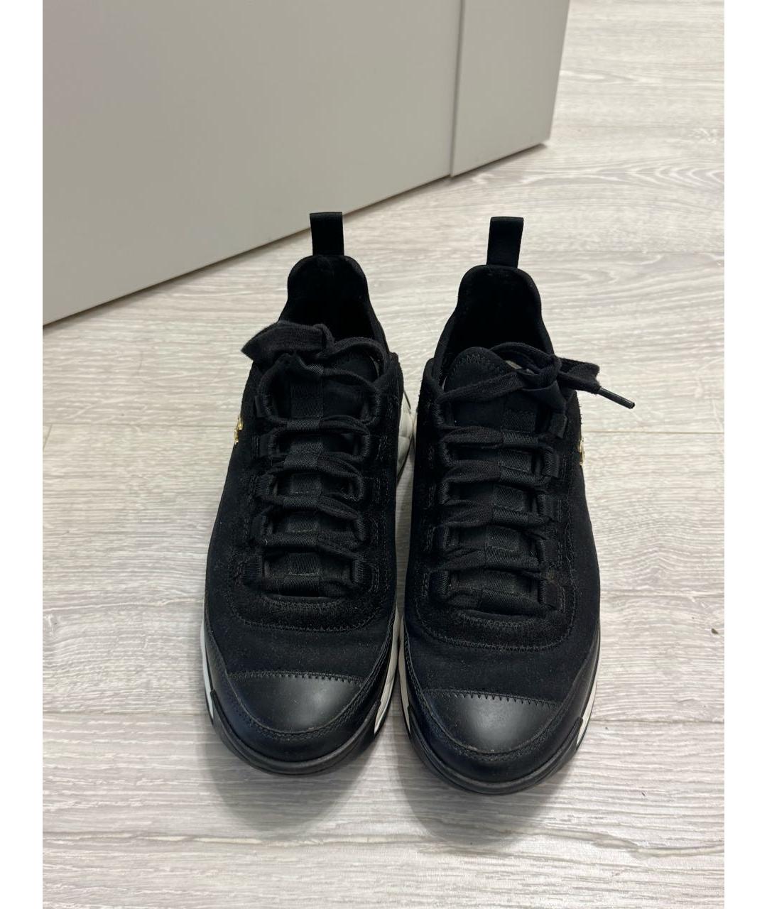 CHANEL Черные кроссовки, фото 2