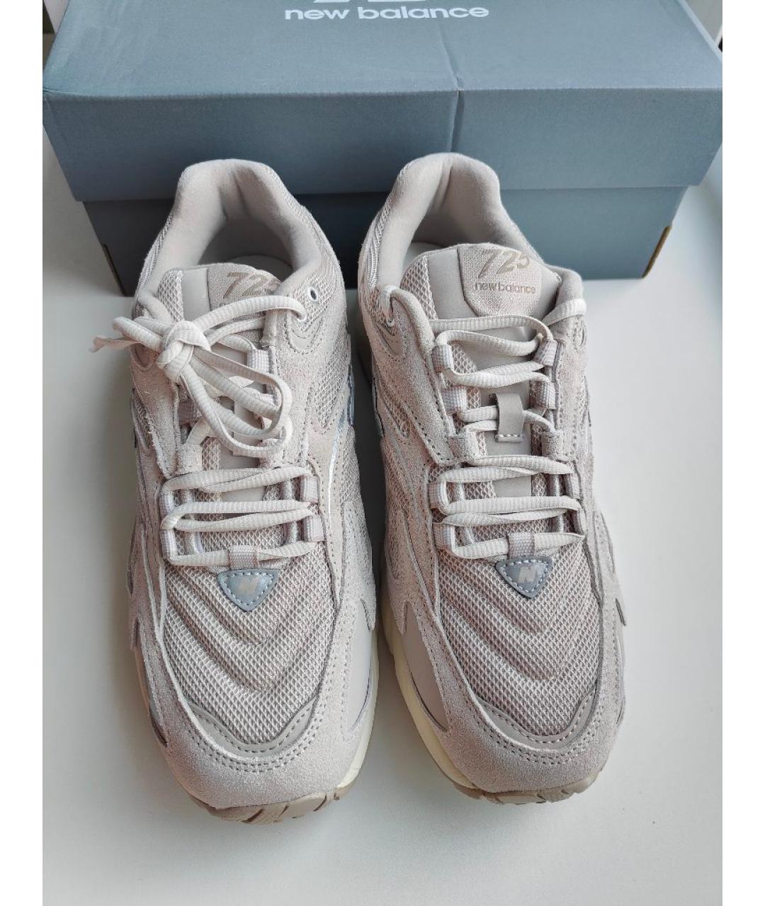 NEW BALANCE Бежевые низкие кроссовки / кеды, фото 2