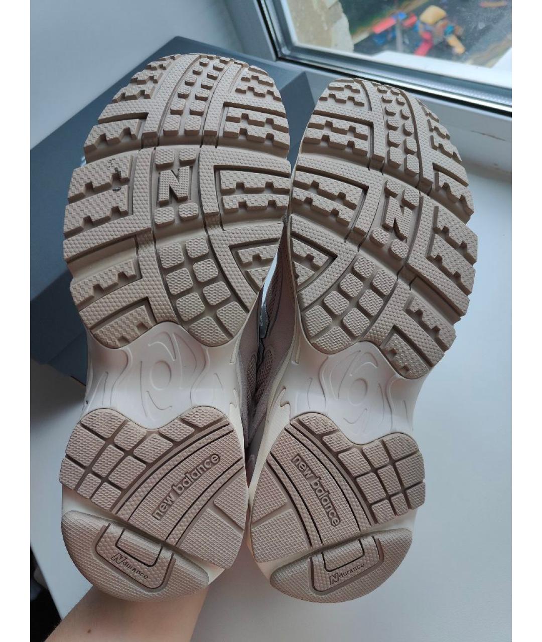 NEW BALANCE Бежевые низкие кроссовки / кеды, фото 7