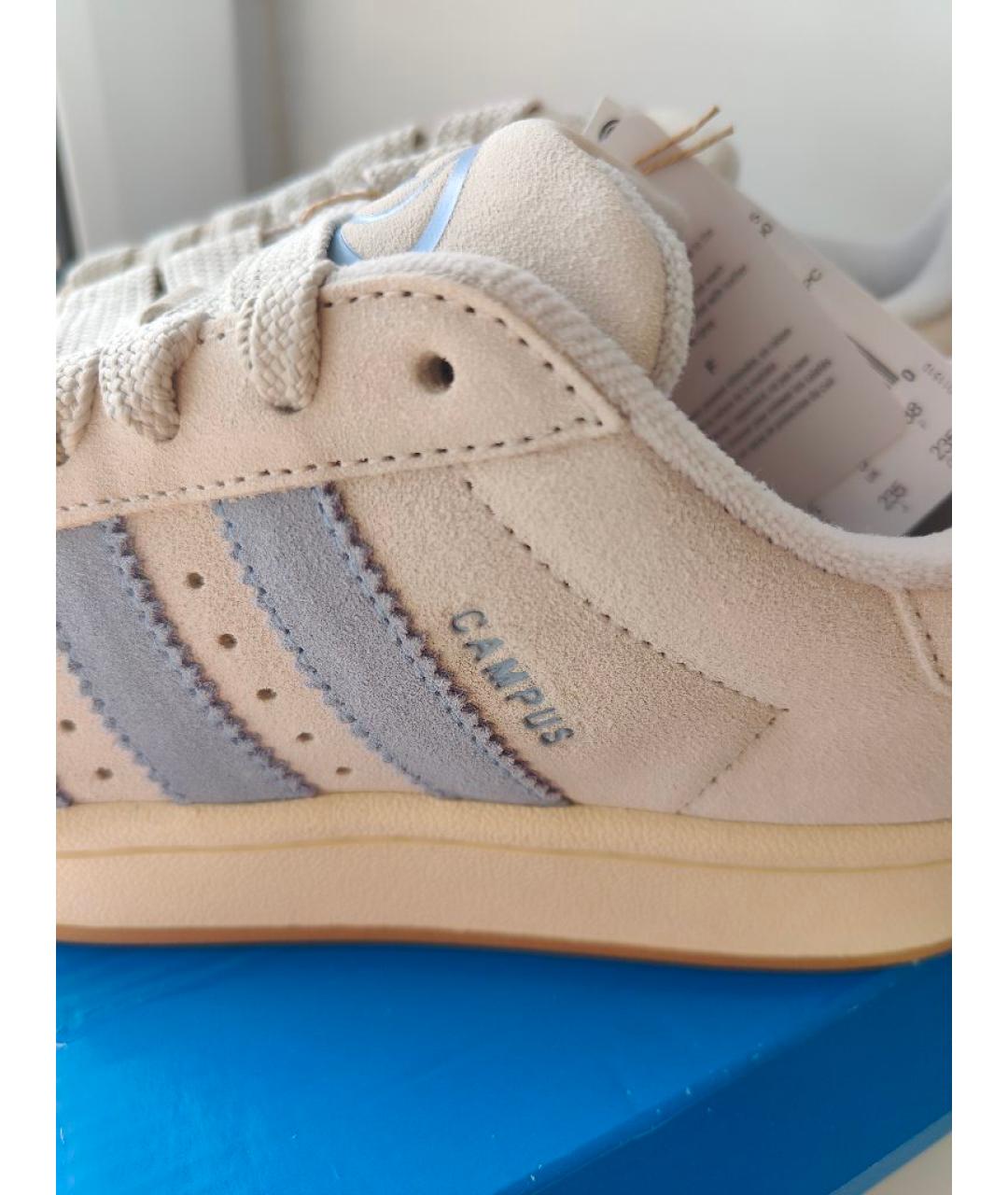 ADIDAS Серые замшевые кроссовки, фото 7