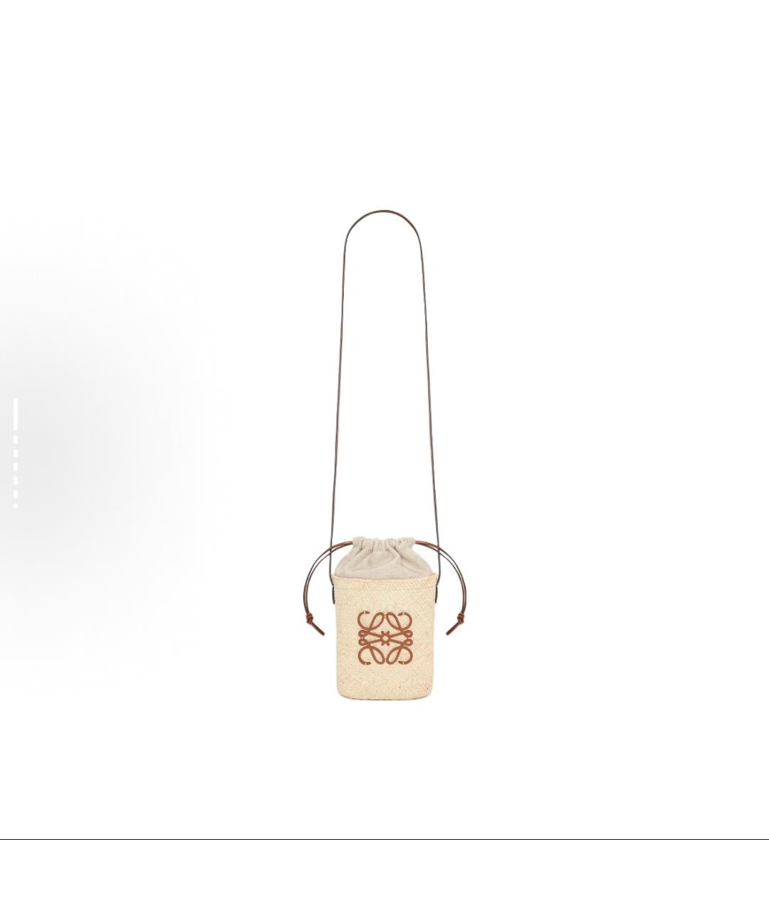 LOEWE Бежевая пляжная сумка, фото 2