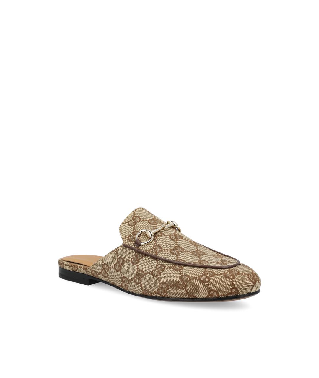 GUCCI Бежевые мюли, фото 2
