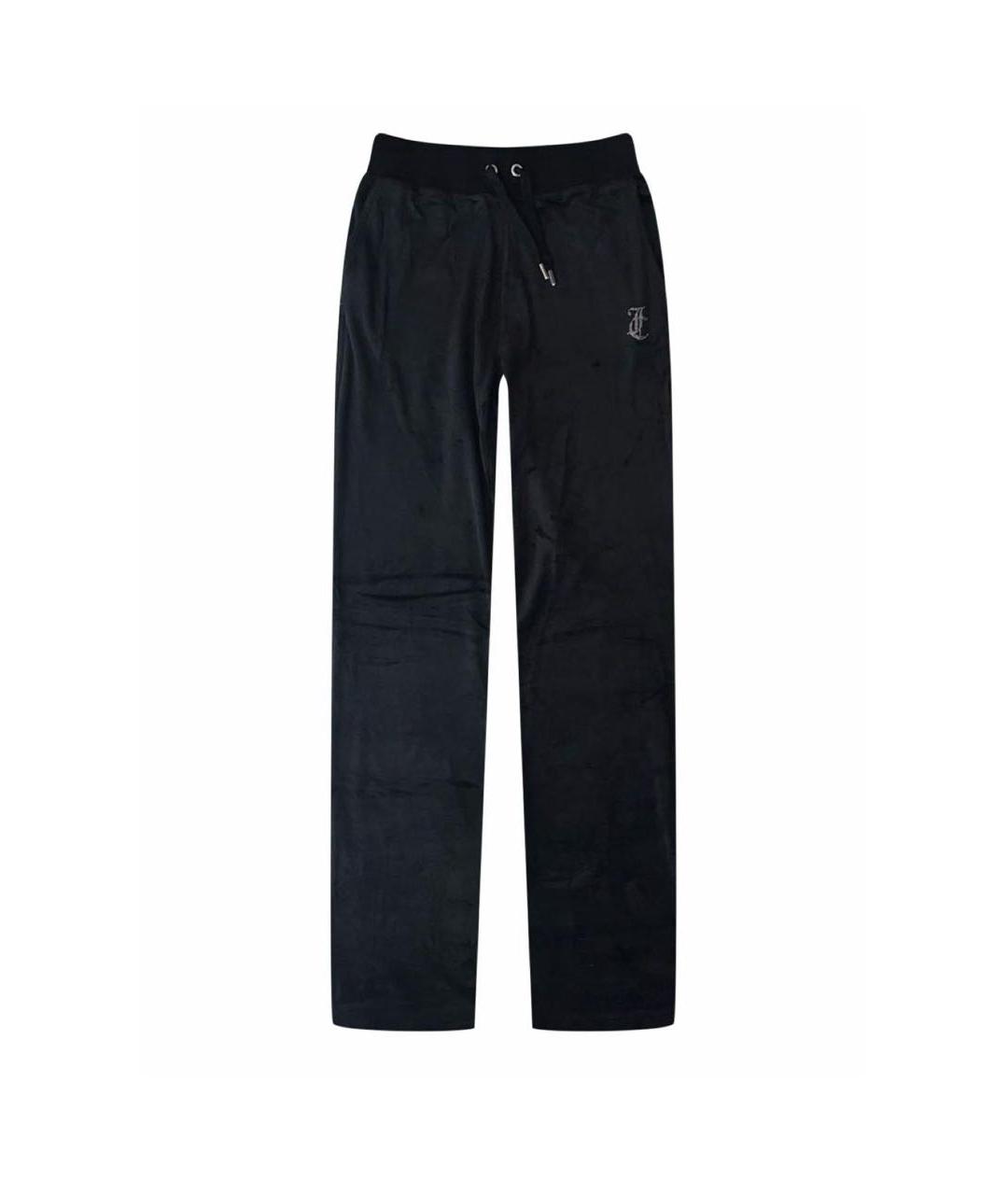 JUICY COUTURE Черные полиэстеровые спортивные брюки и шорты, фото 1