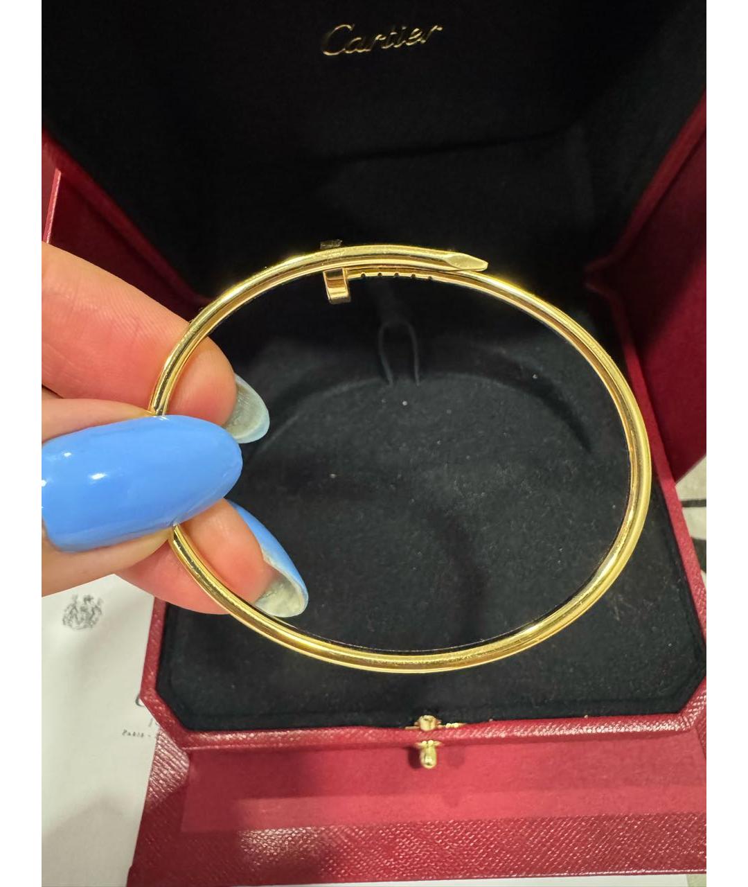 CARTIER Золотой браслет из желтого золота, фото 4