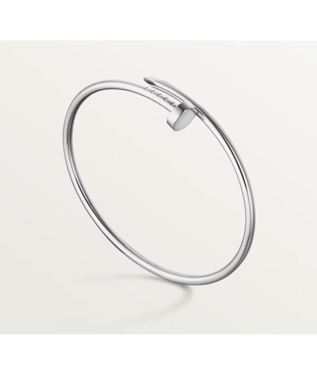 CARTIER Белый браслет из белого золота, фото 2