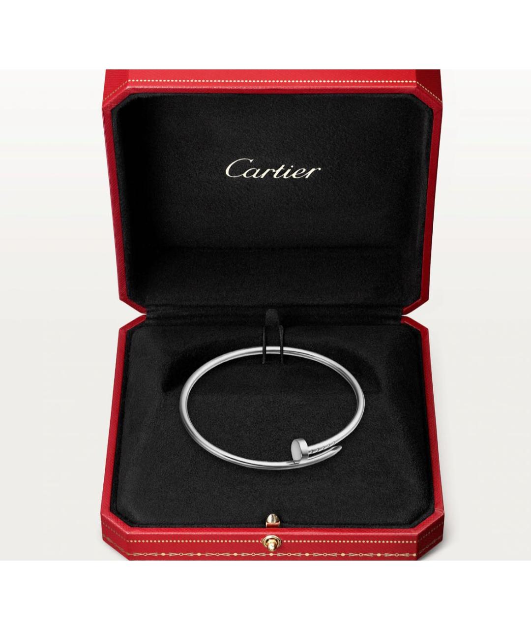 CARTIER Белый браслет из белого золота, фото 4
