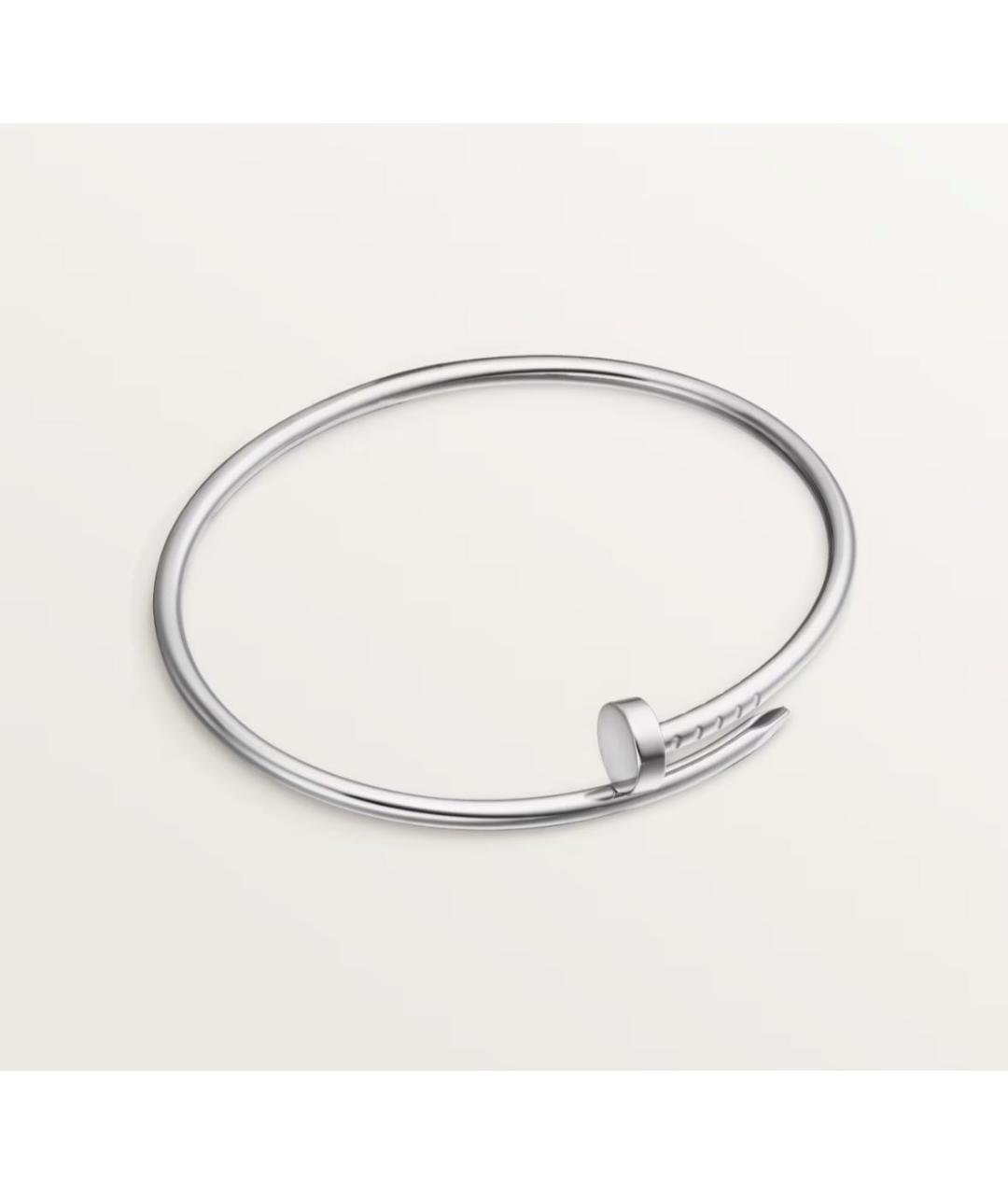 CARTIER Белый браслет из белого золота, фото 5