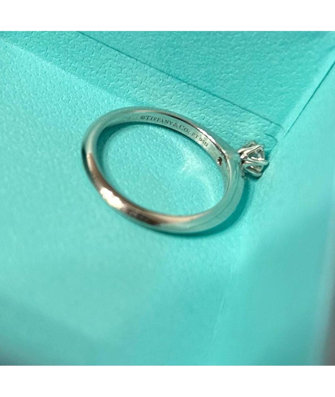 TIFFANY&CO Серебряное платиновое кольцо, фото 2