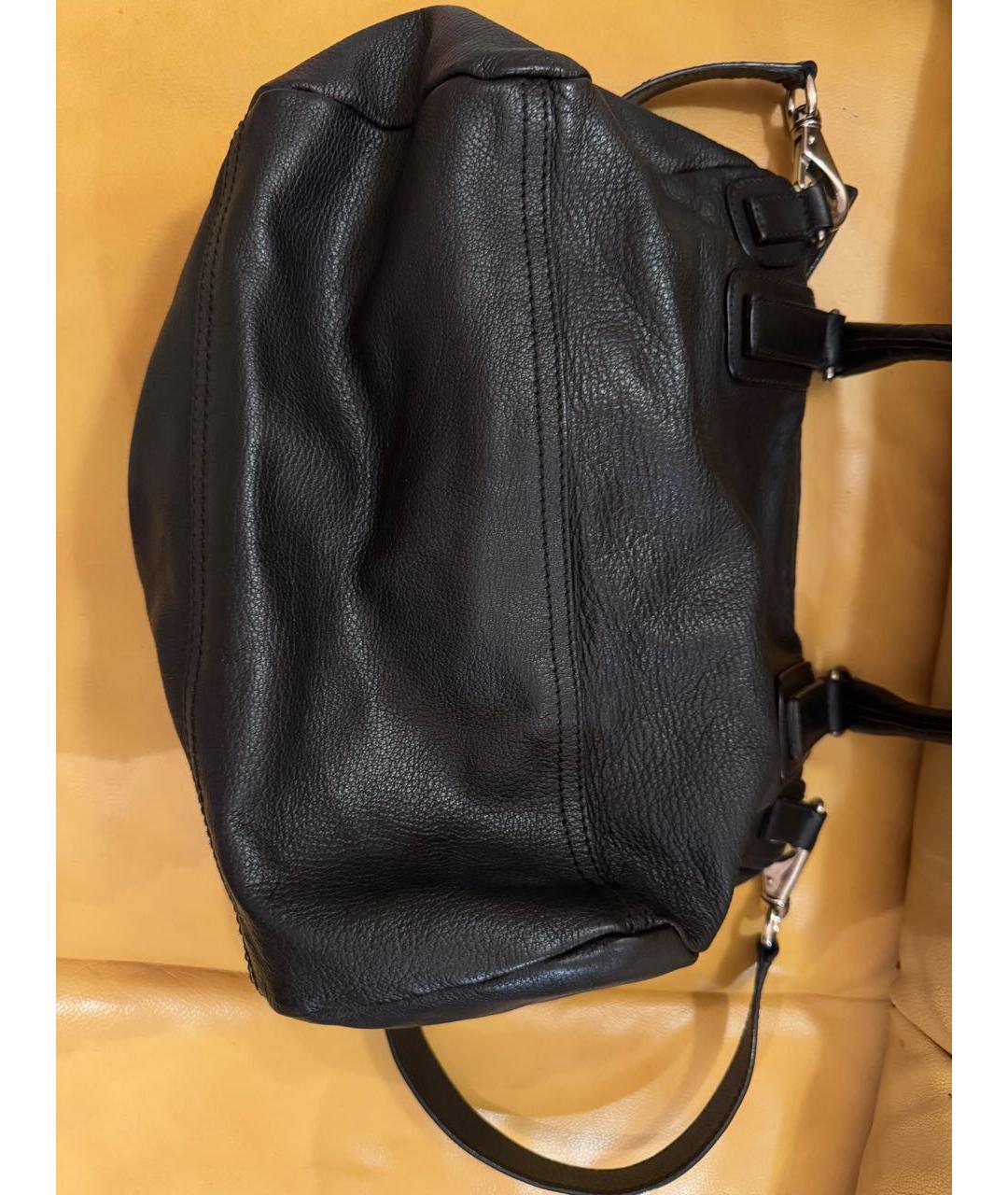 GIVENCHY Черная кожаная сумка тоут, фото 5