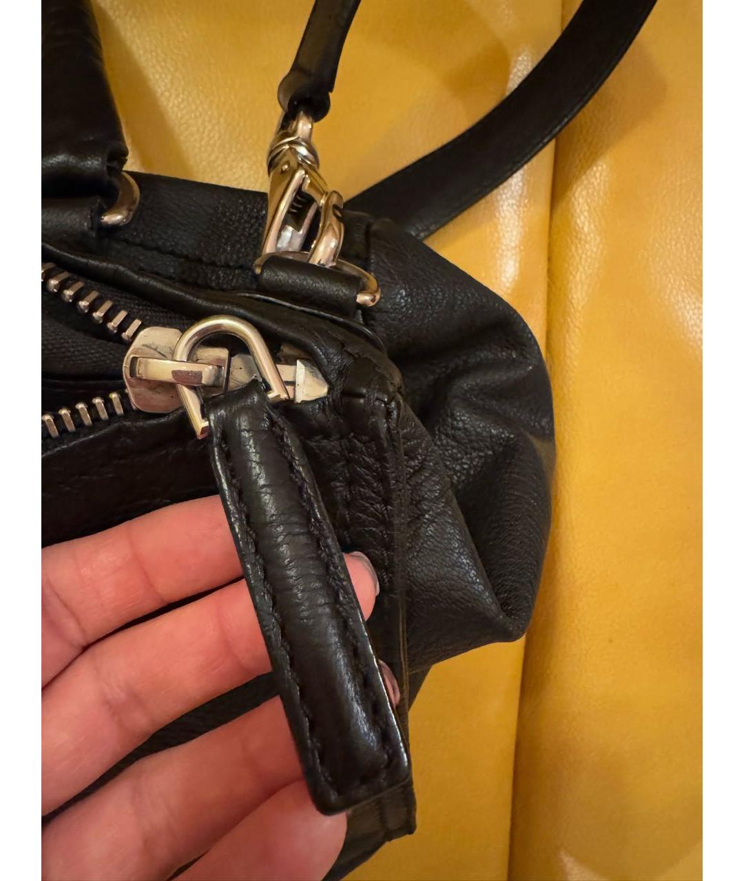 GIVENCHY Черная кожаная сумка тоут, фото 6