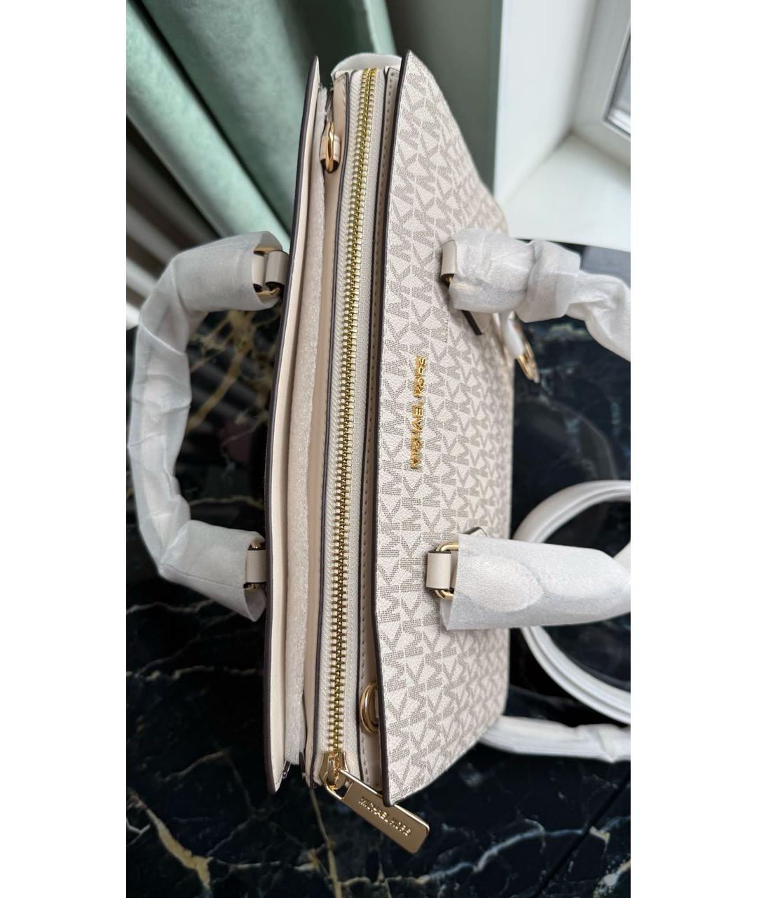 MICHAEL KORS Бежевая сумка тоут, фото 5